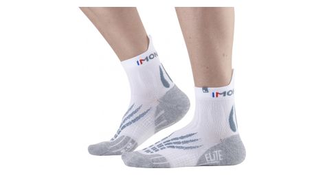 Calcetines de running monnet run elite blanco