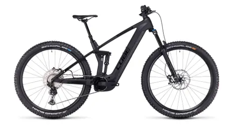 Cube stereo hybrid 140 hpc slx 750 electric full suspension mtb shimano deore/xt 12s 750 wh 29'' carbon grey reflex 2023 20 pollici / 177-186 cm