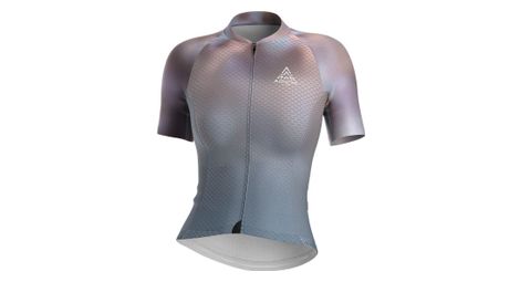 Maillot femme adicta lab valent wmn s s stone gris multicolore