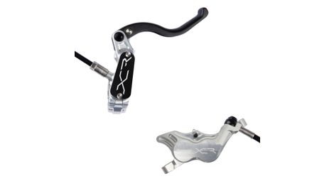 Hope xcr pro e4 disc break - rear silver black hose