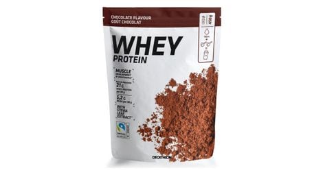 Poudre whey proteine decathlon nutrition chocolat 450g