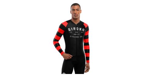 Maillot vélo manches longues homme cyclisme m2 rider noir