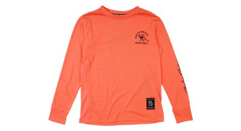 Camiseta de manga larga para niños troy lee designs skyline ride youth naranja