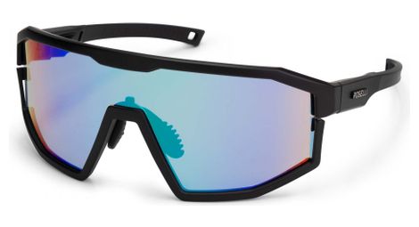 Lunettes velo rogelli recon - unisexe - noir/lumière nordique