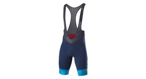 Cuissard cycliste loeffler m cuissard à bretelles volta pour homme-bleu