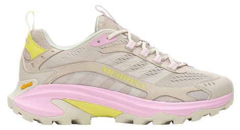 Merrell moab speed 2 zapatillas de senderismo para mujer gris/rosa