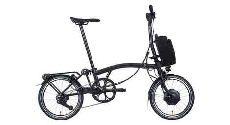 Velo pliant electrique brompton p line urban high 4v 16 noir