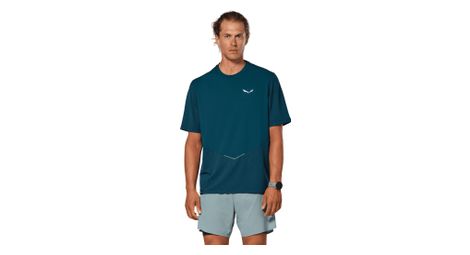 T-Shirt Technique Salewa Pedroc Dry'Ton Hybrid Bleu Homme