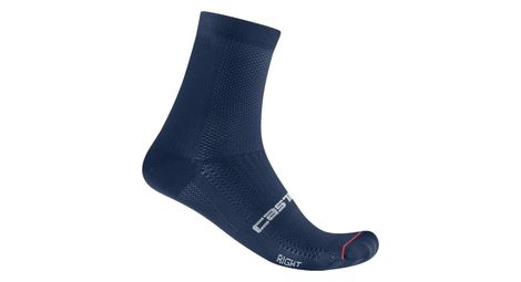 Chaussette castelli espresso 12 bleu