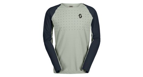 Scott trail vertic pro men s long sleeve jersey gray blue