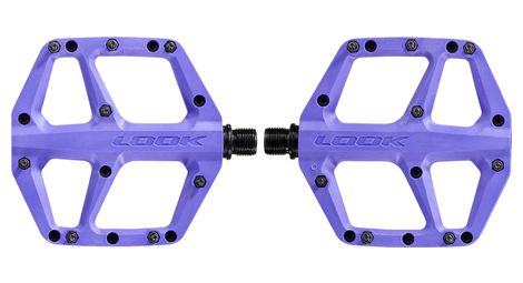 Look trail fusion flat pedals purple