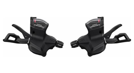 Coppia di leve SHIMANO Deore SL-M6000 Vit 3x10v Collarino Nero