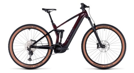 Cube stereo hybrid 140 hpc race 750 electric full suspension mtb shimano deore/xt 12s 750 wh 27.5'' liquid red 2023 16 pollici / 161-170 cm