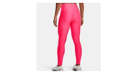 Collant long femme under armour heatgear armour rose