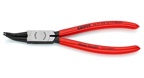Knipex pince a 45 pour circlips interieur 19 a 60 mm