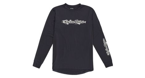 Camiseta de manga larga para niños troy lee designs ruckus ride youth negra
