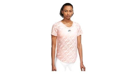 Maillot manches courtes femme nike air dri fit rose