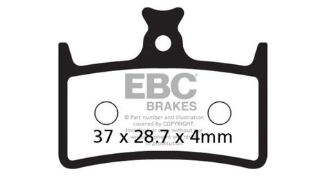 Ebc - plaquettes de frein hope e4 organique (dh)
