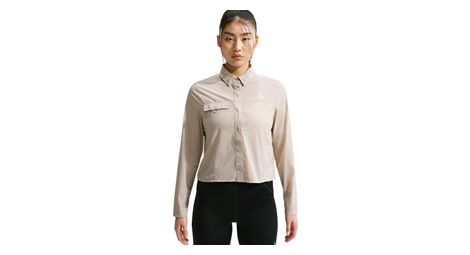 Camiseta de trail Nike ACG Aireez beige para mujer