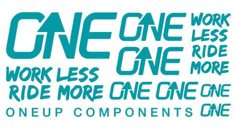 Oneup decal kit turquoise