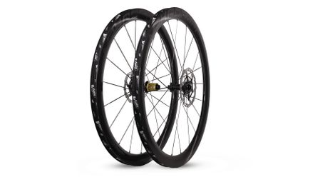 Paire de roues carbone route – MaKadamm legacy 45 disc héritage édition à pneus – 937 gr la paire –centerlock–12x100 | 12x142