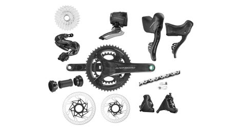 Grupo campagnolo super record inalámbrico 2x12s | 48/32t | 10-29t | bb386 pf86.5 (con pieza eléctrica)