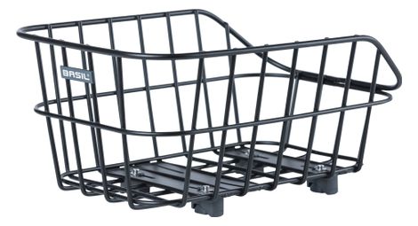 Basil cento aluminium 22 litre rear basket 45 x 32 x 21 cm - noir