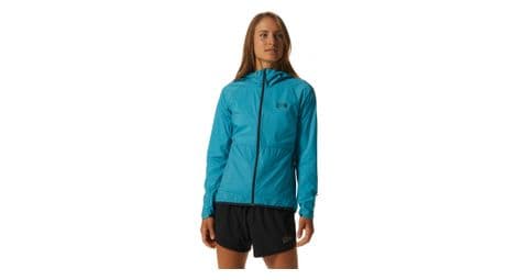 Mountain hardwear new kor airshell waterproof jacket blue women's