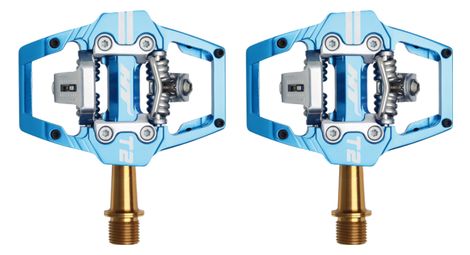 Ht components t2 titanium marin blue automatic pedals