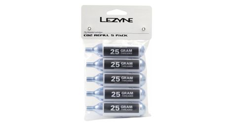 Lezyne 25 g CO2-Kartuschen (5 Stück)