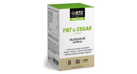 Complement alimentaire stc nutrition fat sugar limit vegan 90 gelules