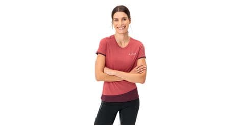 Camiseta tecnica vaude sveit roja para mujer