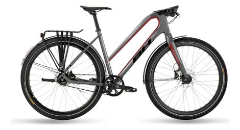 Fitnessfiets bh oxford jet pro shimano alfine 11s 700mm grijs rood