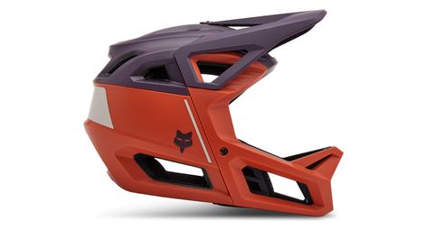 Casco integrale fox proframe arancione/viola