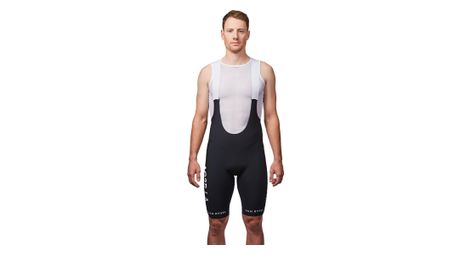 Culotte corto con tirantes van rysel hombre decathlon ag2r la mondiale negro