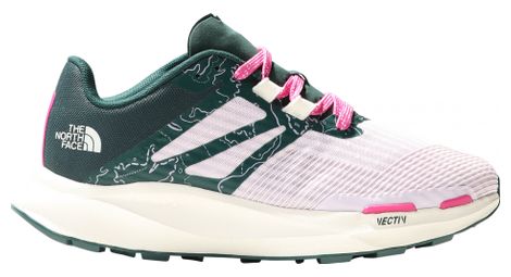 Zapatillas de trail the north face vectiv eminus rosa verde - producto renovado