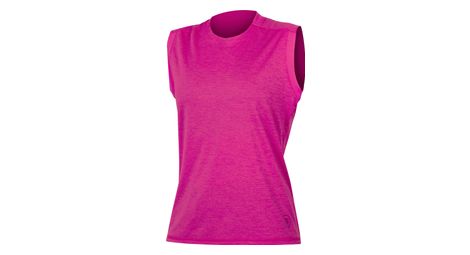 Camiseta de tirantes para mujer Endura SingleTrack Pink