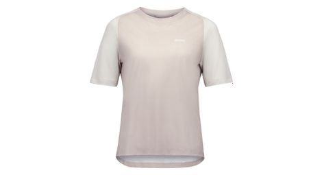 Maillot manches courtes femme poc motion air blanc/beige