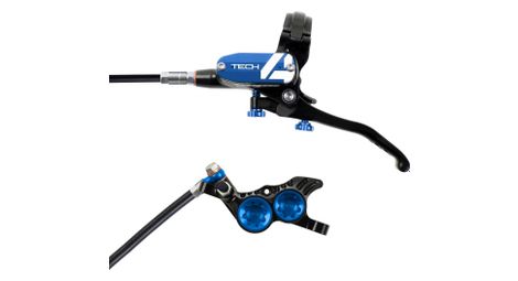 Hope tech 4 v4 disc break - tubo standard anteriore nero / blu