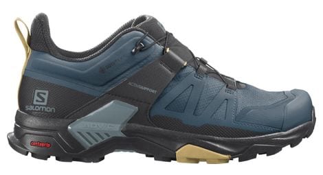 Chaussures de randonnee salomon x ultra 4 gtx bleu noir homme