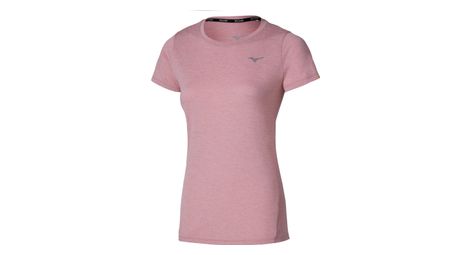 Maillot Manches Courtes Mizuno Impulse Core Rose Femme
