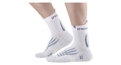 Chaussettes de running monnet run ice gris