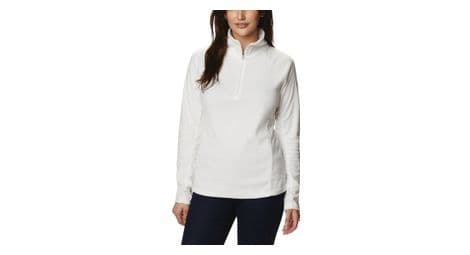 Polaire femme columbia glacial iv 1 2 zip blanc