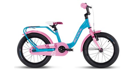 Vélo enfant S'COOL niXe - 1 vitesse - Océan/Rose