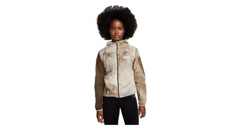 Chaqueta cortavientos nike trail repel beige mujer s