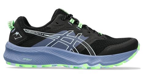 Asics trabuco terra 2 trail running shoes black blue 46