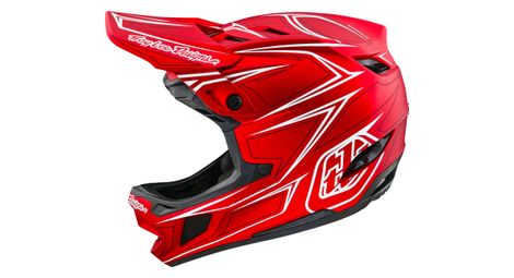 Troy lee designs d4 composite mips volgelaatshelm rood