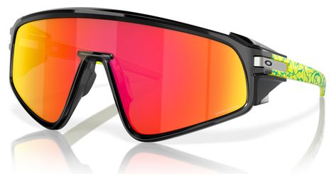 Lunettes oakley latch panel collection inner spark / prizm ruby / ref : oo9404-1035