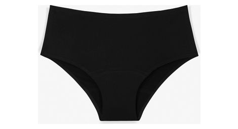 Shorty menstruel pour ados - flux moyen - noir