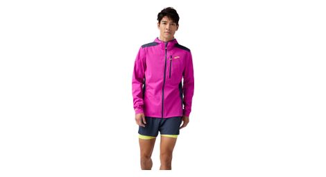 Veste imperméable brooks high point 2 rose homme
